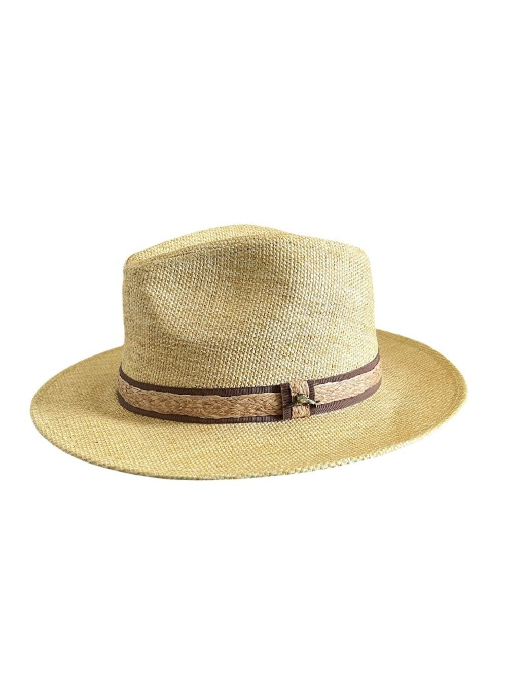 Tommy Bahama Men's Toyo Straw Fedora Safari Hat Size L/XL
